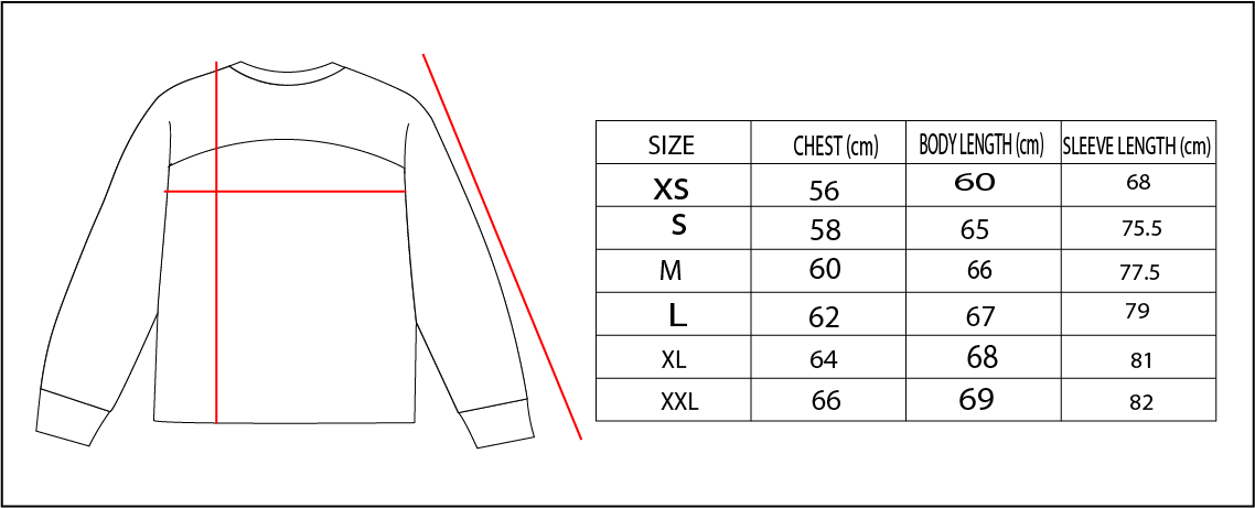 N.P LONG SLEEVE TEE